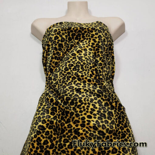 Baby Leopard Faux Fur Fabric