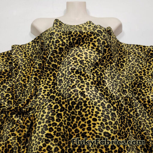 Baby Leopard Faux Fur Fabric
