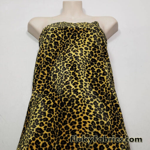 Baby Leopard Faux Fur Fabric