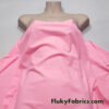 Bright Cotton Candy Pink Solid Matte Nylon Spandex Fabric