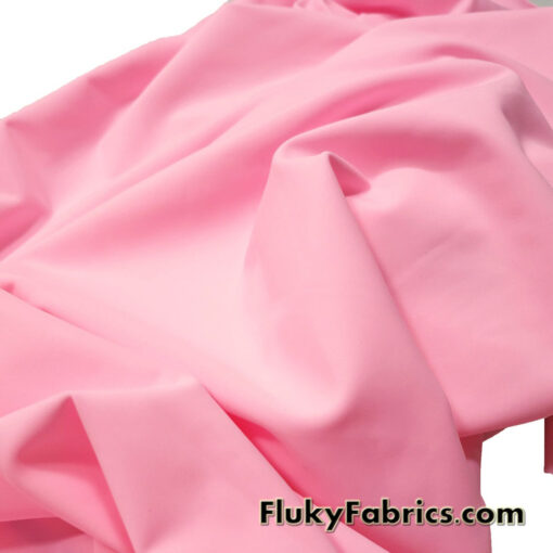 Bright Cotton Candy Pink Solid Matte Nylon Spandex Fabric