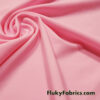 Bright Cotton Candy Pink Solid Matte Nylon Spandex Fabric