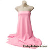 Bright Cotton Candy Pink Solid Matte Nylon Spandex Fabric