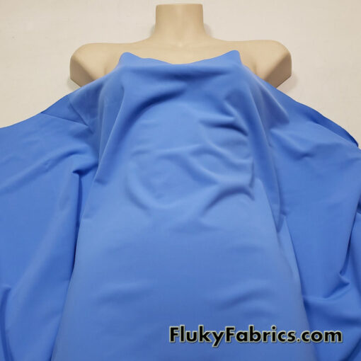 Cornflower Blue Solid Matte Nylon Spandex Fabric