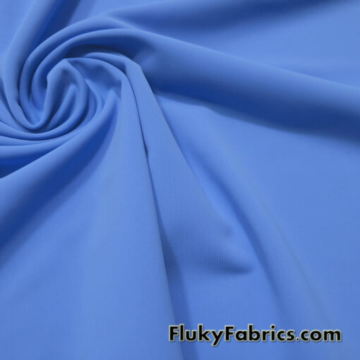 Cornflower Blue Solid Matte Nylon Spandex Fabric