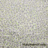 Gray and Lime Green Animal Print 4 Way Stretch Spandex Swimsuit Fabric