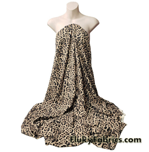 Jaguar Animal Print Brushed Nylon Spandex Fabric
