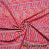Colorful Pixelated Tribal 4-Way Stretch Nylon Spandex Fabric