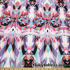 Abstract Fractal Poly Spandex Swimsuit Fabric at flukyfabrics.com