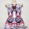 Abstract Fractal Poly Spandex Swimsuit Fabric