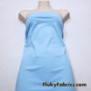 Baby Blue Solid Nylon Spandex Tricot Swimwear Fabric
