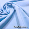Baby Blue Solid Nylon Spandex Tricot Swimwear Fabric