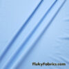 Baby Blue Solid Nylon Spandex Tricot Swimwear Fabric