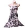 Black and White Comic Book Style Print Single Spandex Fabric