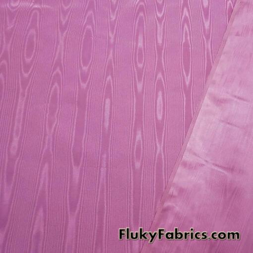Charm Pink Moire/Moiré Taffeta Fabric 45″ Wide