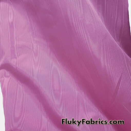 Charm Pink Moire/Moiré Taffeta Fabric 45″ Wide