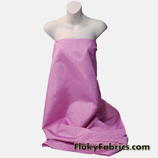 Charm Pink Moire/Moiré Taffeta Fabric 45″ Wide