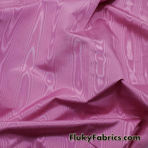 Charm Pink Moire/Moiré Taffeta Fabric 45″ Wide
