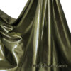 Olive Green Mystique Metallic Foggy Foil Spandex Fabric
