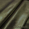 Olive Green Mystique Metallic Foggy Foil Spandex Fabric at flukyfabrics.com