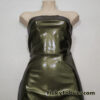 Olive Green Mystique Metallic Foggy Foil Spandex Fabric