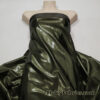 Olive Green Mystique Metallic Foggy Foil Spandex Fabric