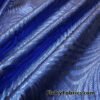 Royal Blue and Black Swirl Design Metallic Brocade Fabric at flukyfabrics.com