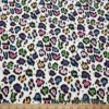 Colorful Animal Print Cotton Spandex Fabric at flukyfabrics.com