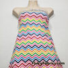 Colorful Zig-Zag Chevron Print on Lightweight Cotton Spandex Jersey Fabric