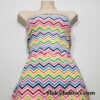 Colorful Zig-Zag Chevron Print on Lightweight Cotton Spandex Jersey Fabric
