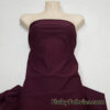 Dark Burgundy Solid Matte Nylon Spandex Fabric