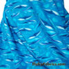 Whales and Marine Life in Shades of Blue Swimsuit Fabric