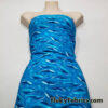 Whales and Marine Life in Shades of Blue Swimsuit Fabric