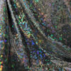 Broken Glass Iridescent Suncatcher Style Metallic Spandex Fabric