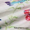 Colorful Fish and Plants Print on Cotton Jersey