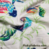 Colorful Fish and Plants Print on Cotton Jersey