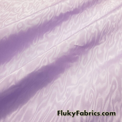 Pale Lilac Moire Taffeta Moiré Taffeta 48″ Wide