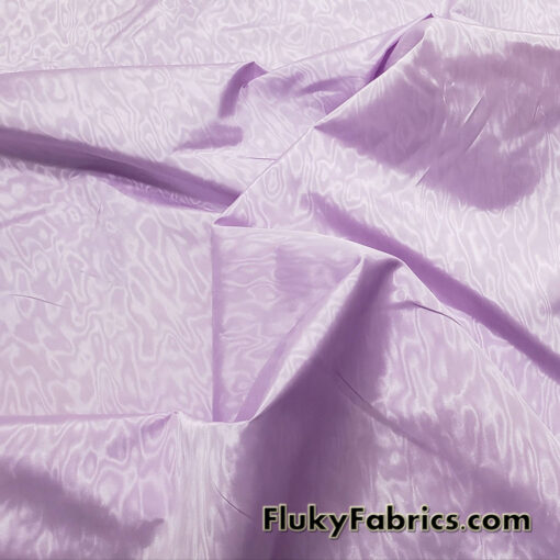 Pale Lilac Moire Taffeta Moiré Taffeta 48″ Wide