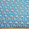 Red and White Mini Airplanes on Blue Print Interlock Cotton Knit Fabric by the Yard at flukyfabrics.com