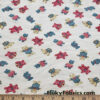 Vintage Bears on Off White Rib by the Yard at flukyfabrics.com