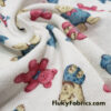 Vintage Bears on Off White Rib