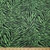 Green and Black Print Poly Spandex Fabric by the Yard at flukyfabrics.com