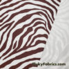 Light Ivory and Brown Animal Print Swimsuit Bikini Nylon Spandex Fabric