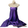 Dark Purple Mystique Metallic Foggy Foil Spandex Fabric