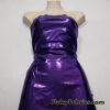 Dark Purple Mystique Metallic Foggy Foil Spandex Fabric