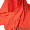 Neon/Bright Orange Color Solid Matte Nylon Spandex Fabric