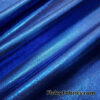 Royal Blue on Navy Mystique Metallic Foggy Foil Spandex Fabric