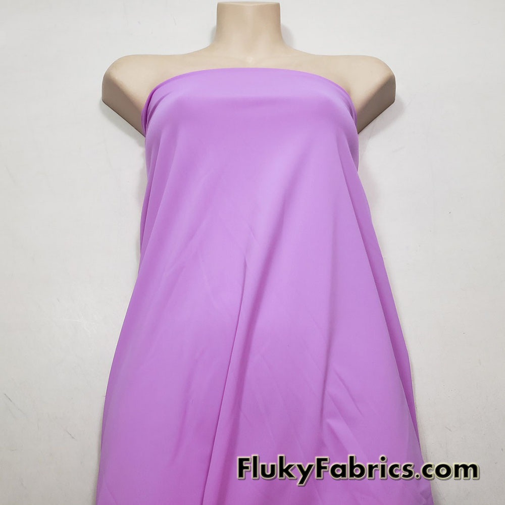 Wild Orchid Pink Solid Matte Nylon Spandex Fabric