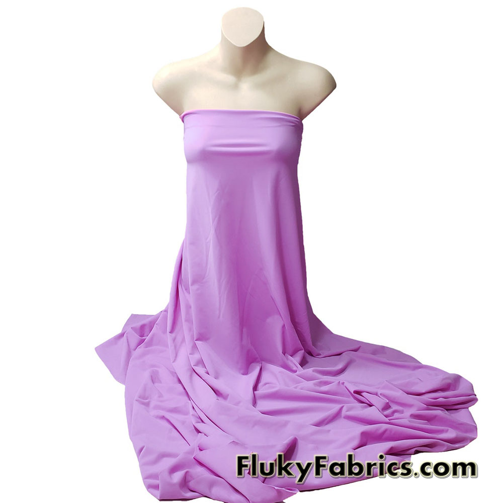 Wild Orchid Pink Solid Matte Nylon Spandex Fabric