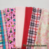 Jersey Print Assorted Fabric Cuts Bundle for Apparel and Other Crafts